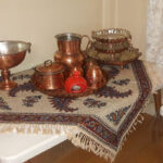رومیزی قلمکار ممتاز طرح گل و بته - Image 5