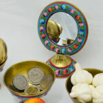 ست هفت سین میناکاری مدل گلدونی - Image 15