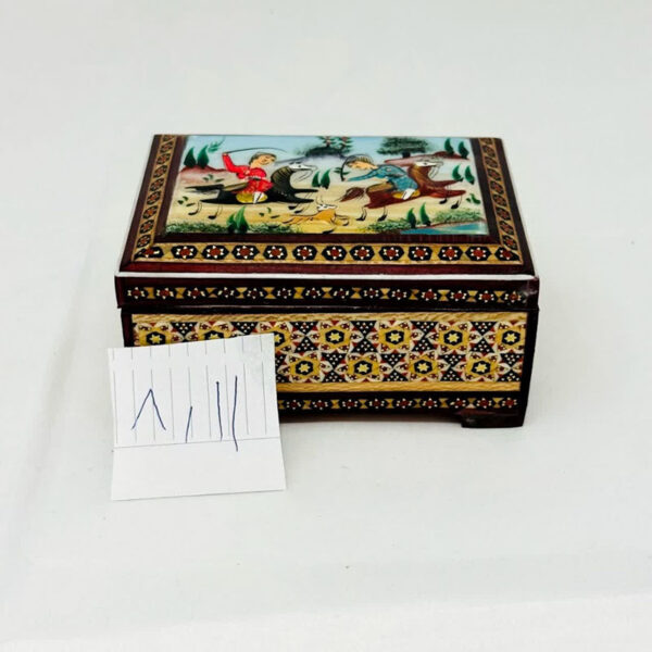 پک هدیه زعفران به همراه جعبه خاتم کاری اصل اصفهان - Image 7
