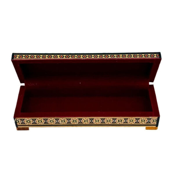 جعبه خاتم کاری استخونی مدل دستبندی تذهیب 7در20 - Image 3