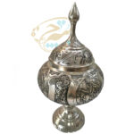 گز خوری  قلمزنی مدل بزم  و چهره(شکلات خوری پایه دار) - Image 3