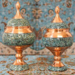 قندان مس و پرداز مدل سیبی سایز 25 - Image 7