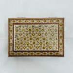 جعبه خاتم کاری استخونی مدل پره وارو 10در14 - Image 7