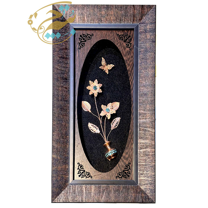 967D9p13pv2cOy6bTBSFOeD4PbDY6QxtisV5cCgyHCnKfcI1KZ.jpg قاب گل مسی فیروزه کوبی دوگل قاب کلاسیک - Image 1