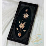 تابلو گل مسی فیروزه کوبی دوگل ساده - Image 10