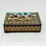 جعبه خاتم کاری استخونی مدل چوگان 10در16 - Image 6
