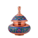 قندان دخل مس و پرداز  سایز کوچک