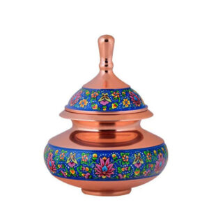 قندان دخل مس و پرداز  سایز کوچک
