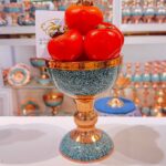سنگاب یا جام فیروزه کوبی مسی 20سانتی