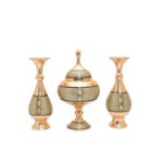 ست گلدان20 و شکلات خوری خاتم کاری