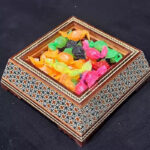 شکلات خوری (جاشکلاتی) خاتم کاری هرمی متوسط - Image 2