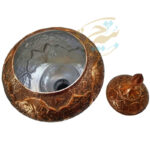 شکلات خوری پایه دار  قلمزنی مدل چهره بزرگ - Image 2