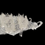سرویس پذیرایی لوکس ملیله کاری (سینی بزرگ، قندان و چای‌خوری) - Image 6