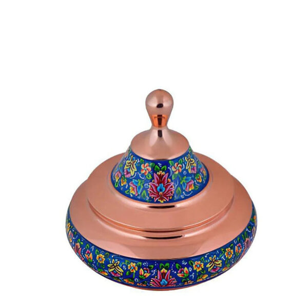 بشقاب پرنده مس و پرداز  سایز بزرگ - Image 2