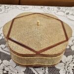 شکلات خوری خاتم کاری مدل گلی شیشی