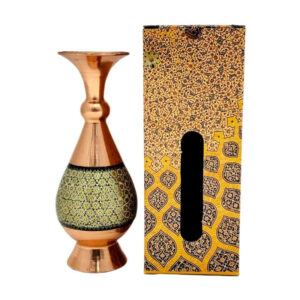 گلدان خاتم کاری سایز 20 با جعبه سنتی