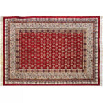 رومیزی قلمکار ممتاز طرح زرشکی سایز 100 در 150 - Image 2