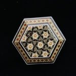 خاتم کاری اعلاء (جعبه سکه شش گوش مشکی) - Image 4