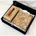 ست هدیه خاتم کاری ترمه و جعبه دستمال اعلا - Image 9