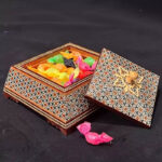 شکلات خوری (جاشکلاتی) خاتم کاری هرمی متوسط - Image 3