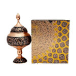 شکلات خوری مسی الماس تراش با جعبه سنتی - Image 3
