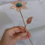 گل مس فیروزه ( گل مسی فیروزه کوبی شده)