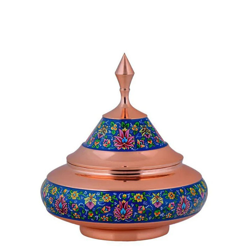EDURSB8mFk7g7Un4f9UaRLjOIw5ZMqWkVnuoUVZiFaswlnLCT0.jpg بشقاب پرنده مس و پرداز سایز کوچک - Image 1