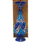 گلدان میناکاری 25 سانت با جعبه سنتی - Image 4