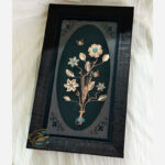 تابلو گل مسی فیروزه کوبی چهارگل 30در50 - Image 6