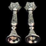 ظروف ملیله کاری شمعدان تک سر کوچیک - Image 4