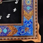 ساعت خاتم کاری تذهیب چهارگوش صفحه مربعی - Image 3