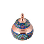 قندان مس و پرداز سایز بزرگ بزرگ ارتفاع 26 - Image 2