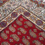 رومیزی قلمکار ممتاز طرح زرشکی سایز 100 در 150 - Image 3