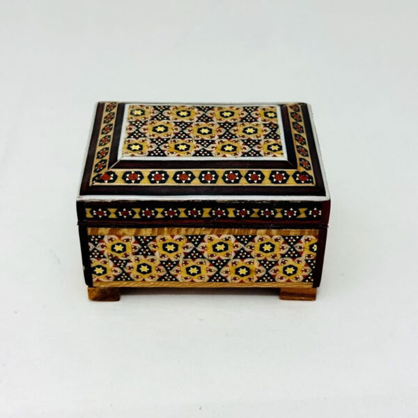 جعبه خاتم کاری استخونی مدل روخاتم 6در8 - Image 4