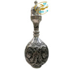 تنگ قلمزنی 32 سانتی مدل گل و مرغ - Image 3