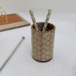 ست رومیزی اداری خاتم کاری اعلا با جعبه مخمل (هدیه) - Image 4