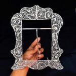 قاب عکس ملیله کاری نقره مستطیلی شماره سه - Image 4
