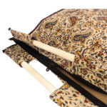 ساک دستی قلمکاری اصفهان دسته چوبی سایز40در45 سانتیمتر - Image 5