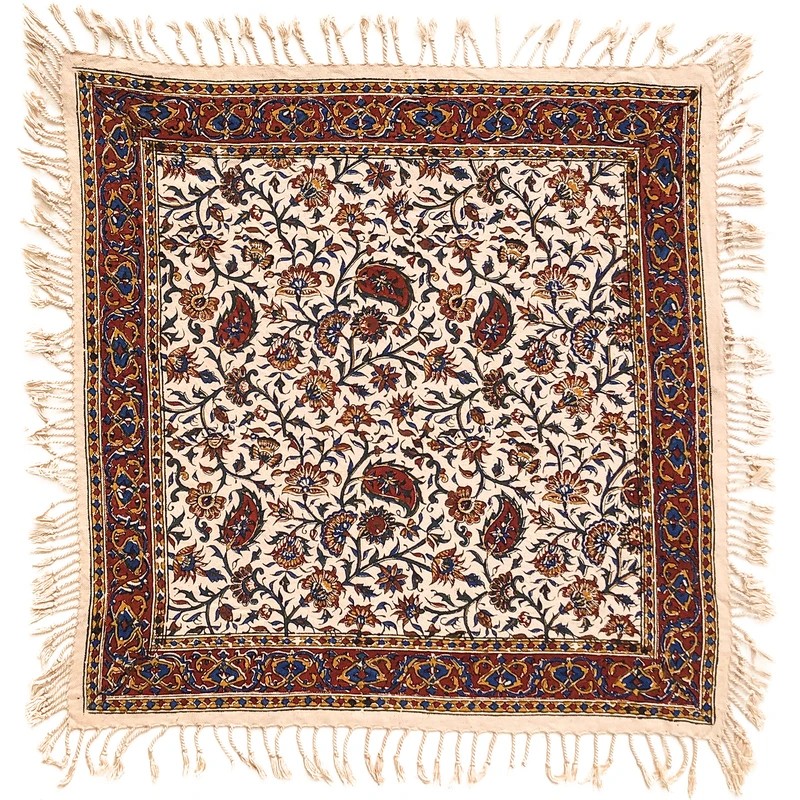 I602vnkFoolElRTwJD89El7btbgGFD7RUOC5vqzsIks7xMpNSX.jpg رومیزی قلمکار ممتاز طرح گل ریز سری - Image 1