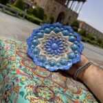 بشقاب میناکاری دیوارکوب 20 سانتی - Image 2