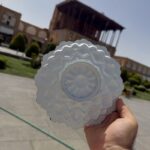 بشقاب میناکاری دیوارکوب 16 سانتی - Image 4