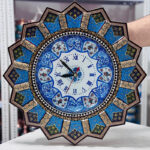 ساعت خاتم کاری اسلیمی سایز ۴۲ مدل خورشیدی