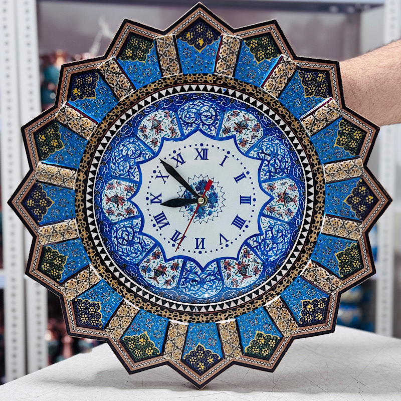 IMG_0212.jpeg ساعت خاتم کاری اسلیمی سایز ۴۲ مدل خورشیدی - Image 1
