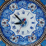 ساعت خاتم کاری اسلیمی سایز ۴۲ مدل خورشیدی - Image 3
