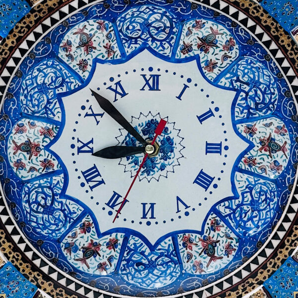 ساعت خاتم کاری اسلیمی سایز ۴۲ مدل خورشیدی - Image 3