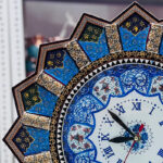 ساعت خاتم کاری اسلیمی سایز ۴۲ مدل خورشیدی - Image 2