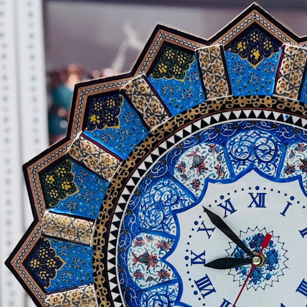 ساعت خاتم کاری اسلیمی سایز ۴۲ مدل خورشیدی - Image 2