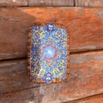 جعبه خاتم کاری جاکارتی کشویی مدل مینیاتور اسلیمی 2 - Image 7