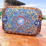 جعبه خاتم کاری جاکارتی کشویی مدل مینیاتور اسلیمی 2 - Image 5