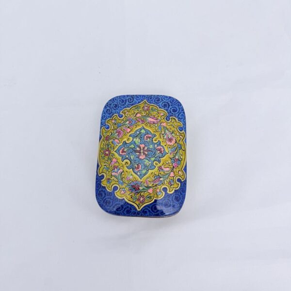 جعبه خاتم کاری جاکارتی کشویی مدل مینیاتور اسلیمی 5 - Image 3
